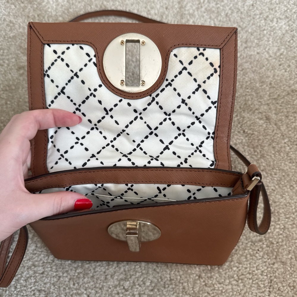 Kate Spade Women’s Leather Brown Crossbody Bag - Picture 4 of 7